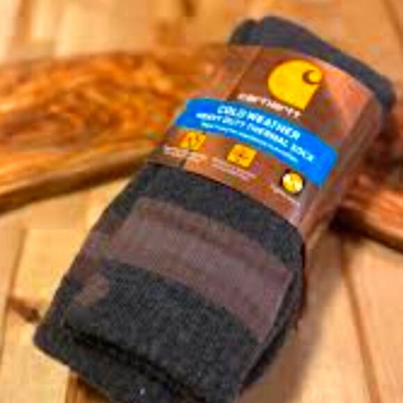 Carhartt Cold Weather Heavy Duty Thermal Wool Lined Sock - Picture 2 of 3
